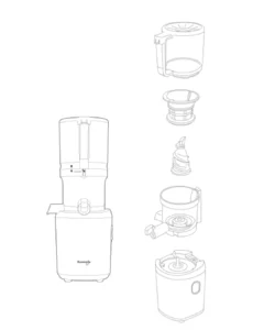 pièces extracteur de jus Kuvings AUTO6