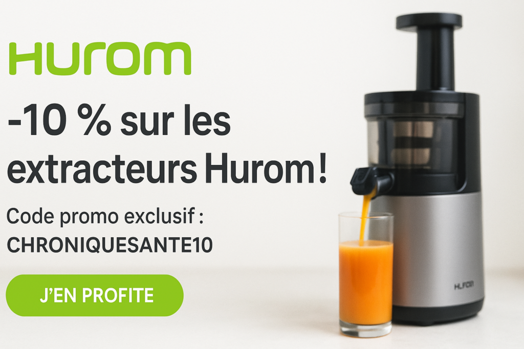 code promo Hurom -10% sur les extracteurs de jus