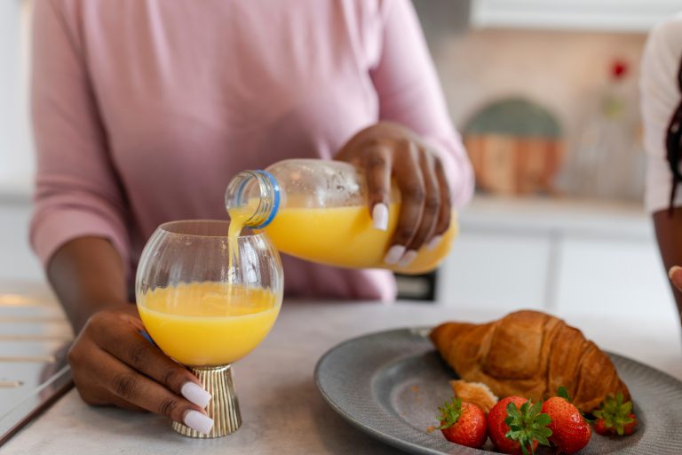 jus d'orange pressé calorie